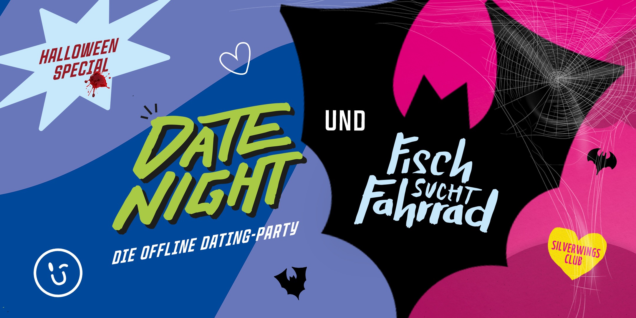 Date Night Halloween Special 2026 mit Fisch sucht Fahrrad im Silverwings Club